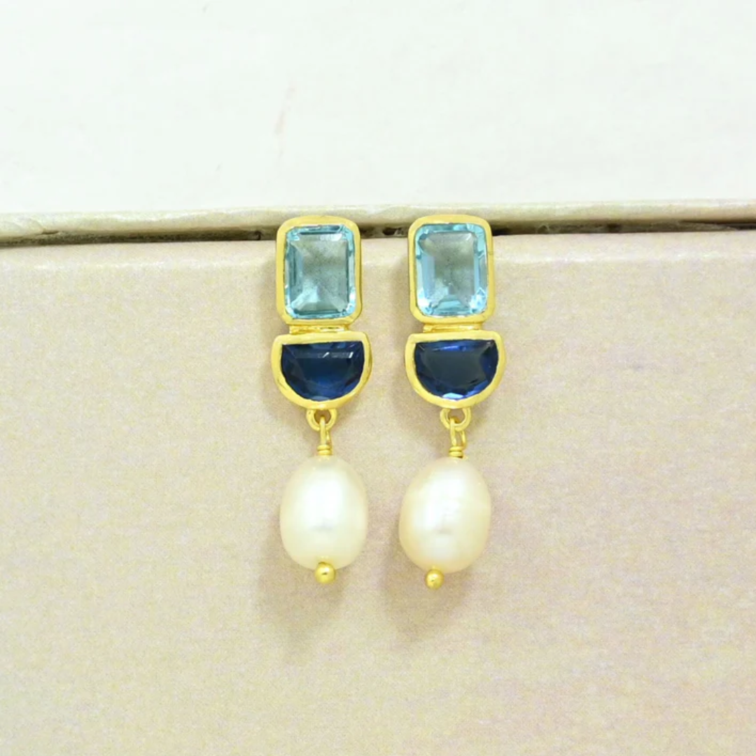 ORECCHINI MERYL BLU