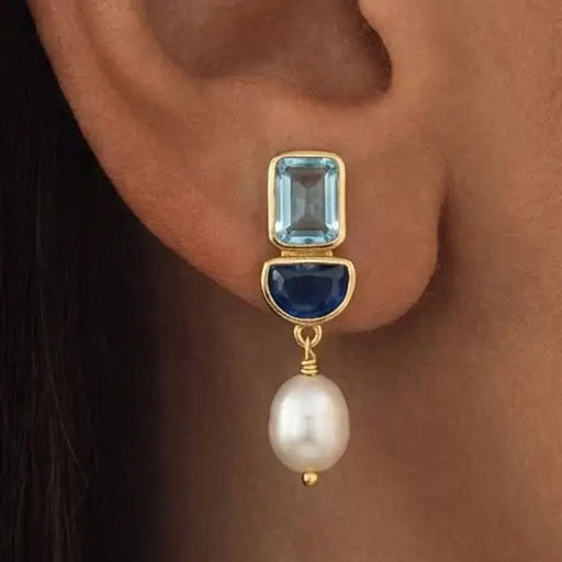ORECCHINI MERYL BLU