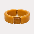 Bracciale in resina terra di siena